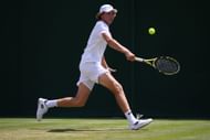 Alex Michelsen at the Boys Singles Event Wimbledon 2022